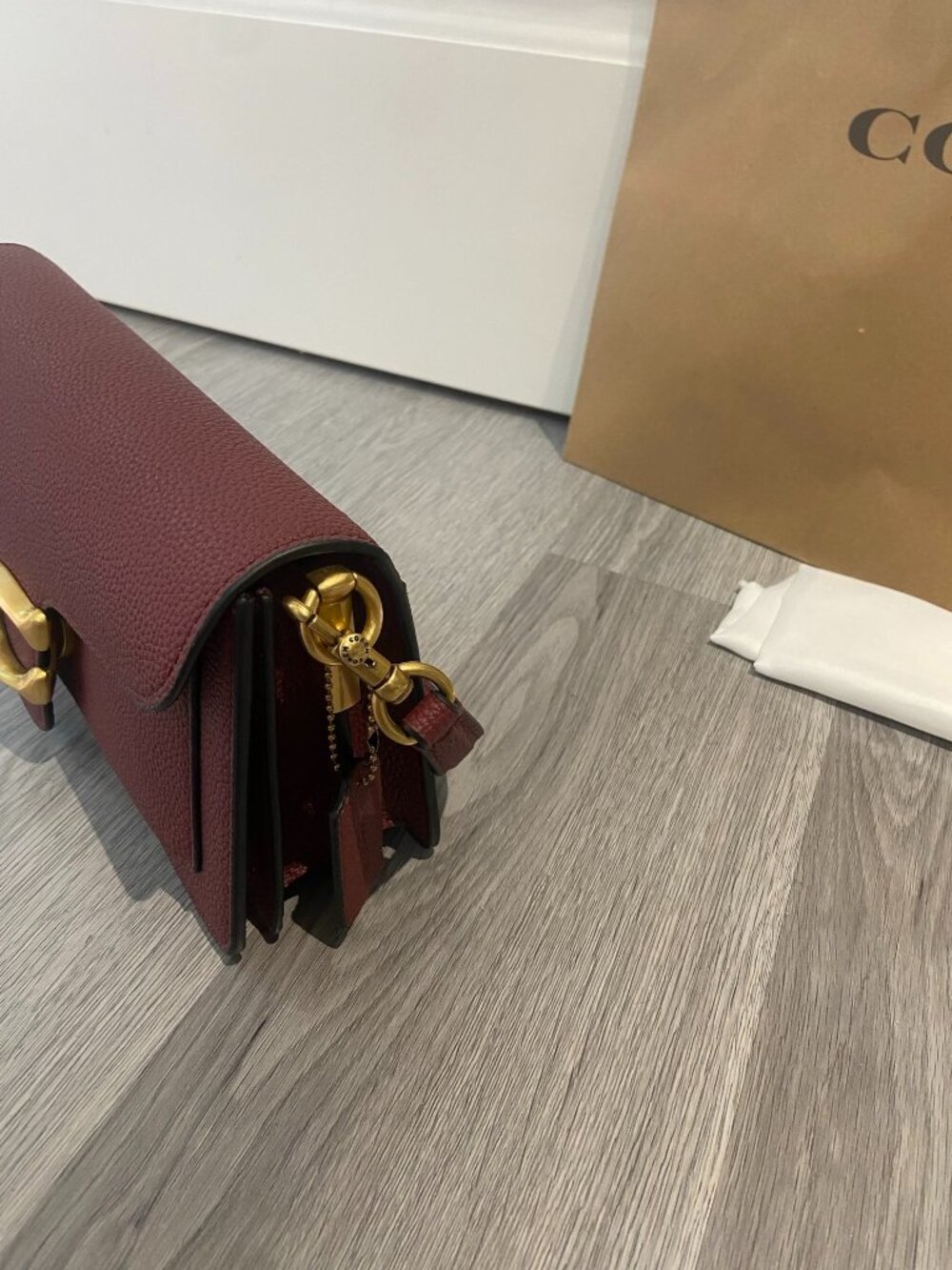 Coach Tabby 26 Shoulder Bag Crossbody Leather Authentic - Picture 6 of 6